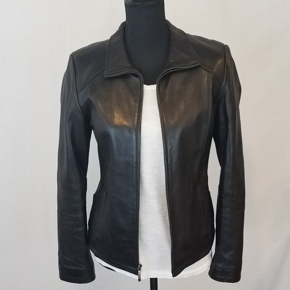 Gallery Jackets & Blazers - Lambskin Leather Jacket by Gallery